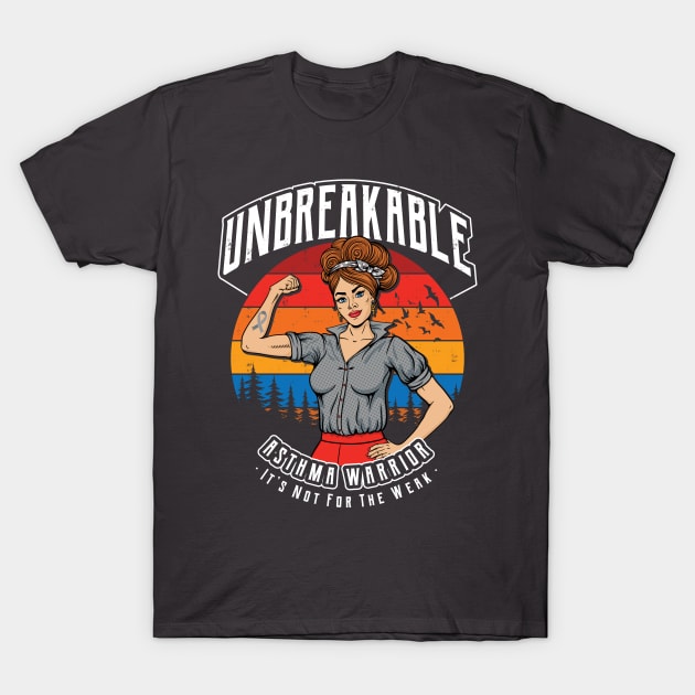 Unbreakable Asthma Warrior T-Shirt by yaros